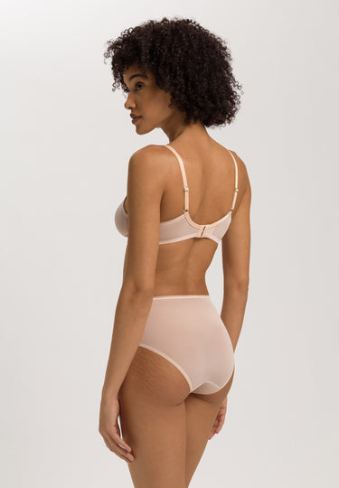 Smooth Illusion Semi-Transparent Tulle Soft Cup Bra | Beige 70842-274